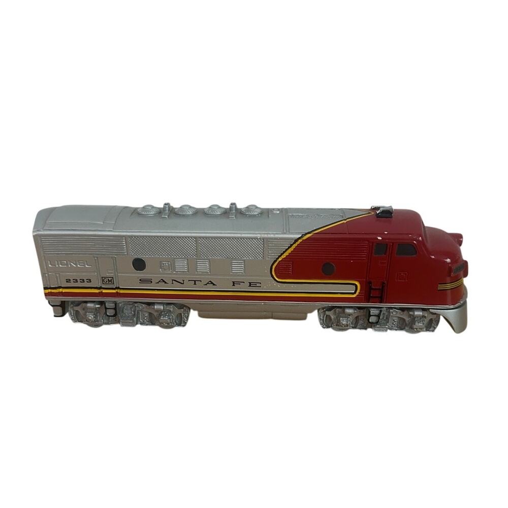 Lionel 2333 Santa Fe F3 Diesel Locomotive – Vintage Model Train – Silver/Red